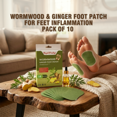 Wormwood & Ginger Foot Patch For Feet Inflamation - Pack of 10 (CD-GF)