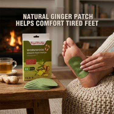 Wormwood & Ginger Foot Patch For Feet Inflamation - Pack of 10 (CD-GF)