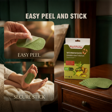 Wormwood & Ginger Foot Patch For Feet Inflamation - Pack of 10 (CD-GF)