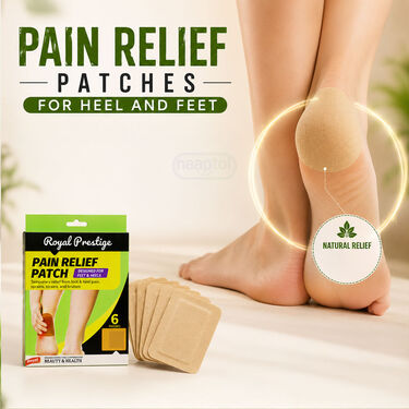 Foot and Heels Pain Relief Patches - Pack of 6 (6FTCR5)