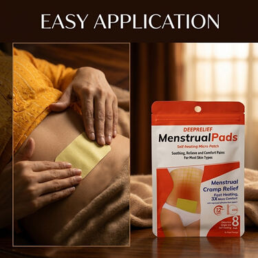 Deep Relief Menstrual Pain Patch - Pack of 8 (CD-DNP)