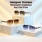 Designer Rimless Rectangular Sunglasses B1G2 Free (3SG2)