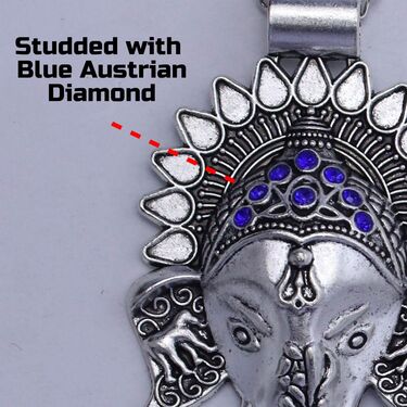 Evil Eye Hanging Decor with Ganesha Face (DEG1)