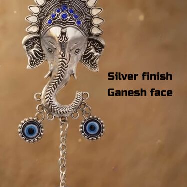 Evil Eye Hanging Decor with Ganesha Face (DEG1)