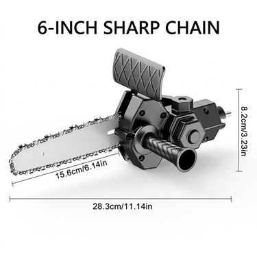 6 Inch Chainsaw Tool Attachment For Electric Hand Drill Machine (HT86)