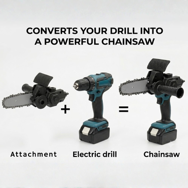 6 Inch Chainsaw Tool Attachment For Electric Hand Drill Machine (HT86)