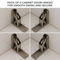 Pack of 4 Cabinet Door Hinges For Smooth Swing And Secure (HT84)