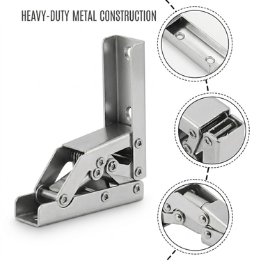 Pack of 4 Cabinet Door Hinges For Smooth Swing And Secure (HT84)