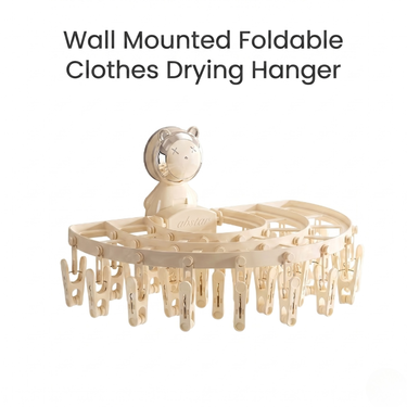 Wall Mounted Foldable Clothes Drying Hanger (CLN6)