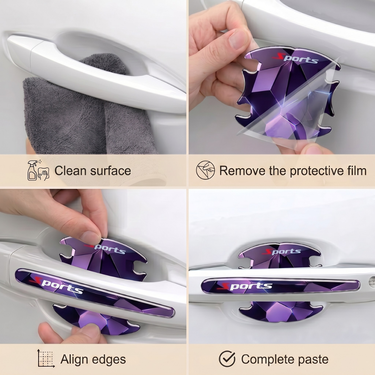 Car Door Handle Designer Scratch Guard (CED10)