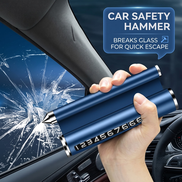 Car Dashboard Phone & Specs Holder With Numer Plate & Glass Breaker (CDM5)