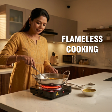 1000 Watt Electric Flameless Cooking Stove (ECS13)