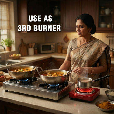 1000 Watt Electric Flameless Cooking Stove (ECS13)