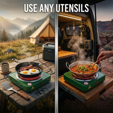 1000 Watt Electric Flameless Cooking Stove (ECS13)