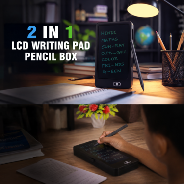 2 in 1 LCD Writing Pad Pencil Box (STA4)