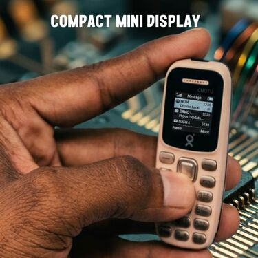 Small Dual Sim Mobile Phone With Free Stylish watch (PMH22)