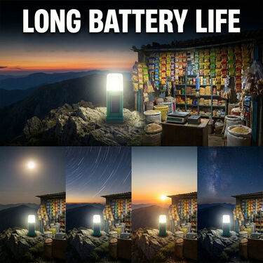 Solar Rechargeable 360 Degree Emrgency Light (LL55)