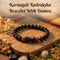 Karungali Rudraksha Bracelet With Damru (SJB7)