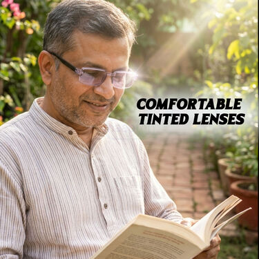 Rimless Coloured Adaptive Power Reading Glasses Buy 1 Get 4 Free (5OC2RG2)