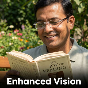 Rimless Foldable Adaptive Power Reading Glasses Buy 1 Get 4 Free (5FORG1)