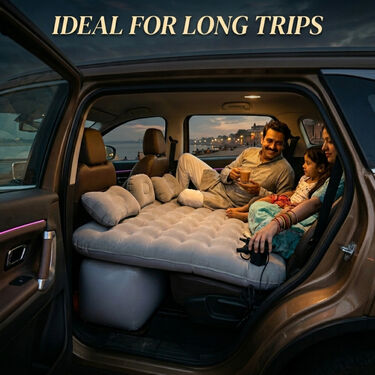 Portable Car Inflatable Bed With Free Pillow And Pump (PF27)