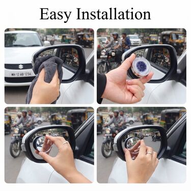Adjustable Easy Fit Blindspot Mirror For Auto Bike Car (BM5)