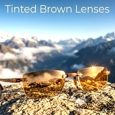 Rimless Colored Adaptive Power Reading Glasses Buy 1 Get 1 Free (2OC1RG1)