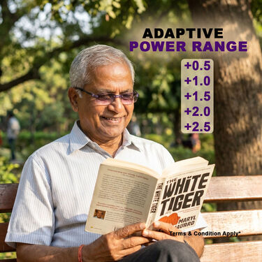 Rimless Folding Coloured Adaptive Power Reading Glasses Buy 1 Get 4 Free (5FOC2RG1)