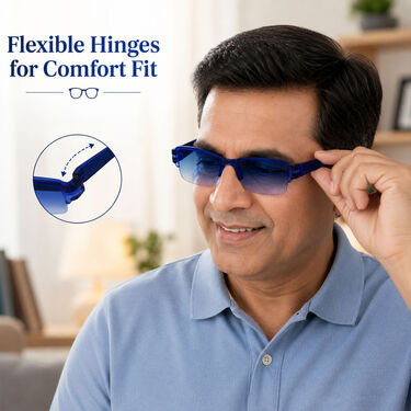 Bifocal Colored Adaptive Power Reading Glasses (BOC3RG2)