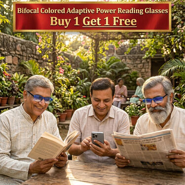 Bifocal Colored Adaptive Power Reading Glasses Buy 1 Get 1 Free (2BOC3RG2)