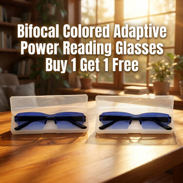 Bifocal Colored Adaptive Power Reading Glasses Buy 1 Get 1 Free (2BOC3RG2)