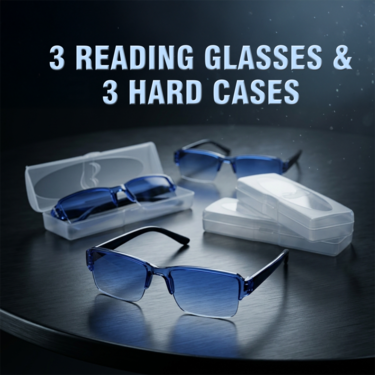 Bifocal Colored Adaptive Power Reading Glasses Buy1 Get 2 Free (3BOC3RG2)