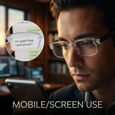 Rimless Adaptive Power Reading Glasses Buy 1 Get 2 Free (3ORG2)