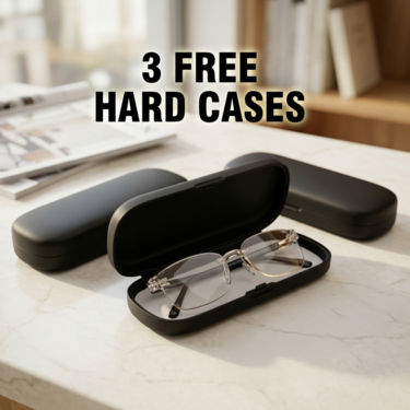 Rimless Adaptive Power Reading Glasses Buy 1 Get 2 Free (3ORG2)