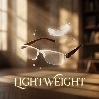 Rimless Bifocal Adaptive Power Reading Glasses (BORG2)