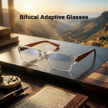 Rimless Bifocal Adaptive Power Reading Glasses (BORG2)