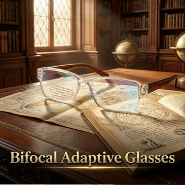 Rimless Bifocal Adaptive Power Reading Glasses Buy 1 Get 1 Free (2BORG2)