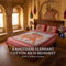 Rajasthani Elephant Cotton Rich Double Bedsheet With 2 Pillow Cover (DBS40)