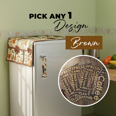 5 Pcs Fridge Cover Set With 10 Free Gifts (5FC12)