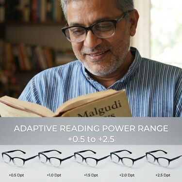 Full Frame Adaptive Power Reading Glasses Buy 1 Get 3 Free (4ORG3)