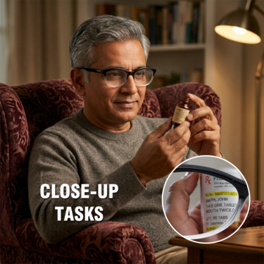 Full Frame Adaptive Power Reading Glasses Buy 1 Get 4 Free (5ORG3)