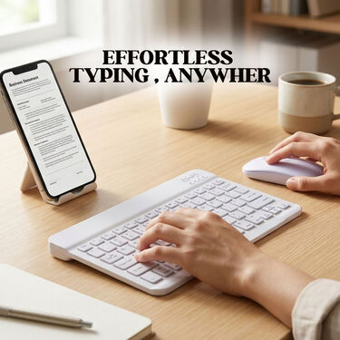 Wireless Rechargeable Keyboard With Mouse (MK2)