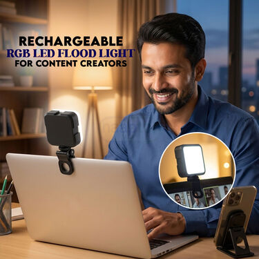 Rechargeable RGB Led Flood Light For Content Creator (SRL3)