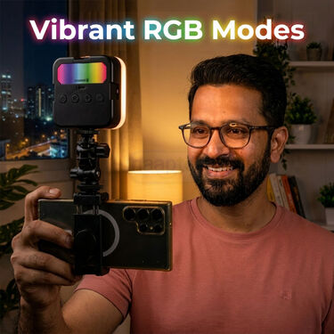 Rechargeable RGB Led Flood Light For Content Creator (SRL3)