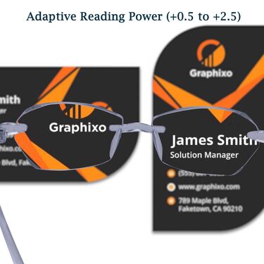 Rimless Adaptive Power Reading Glasses Buy 1 Get 2 Free (3ORG20)