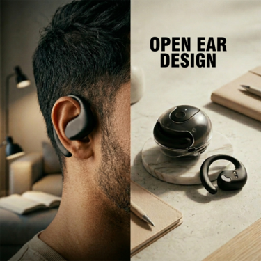 Wireless Bluetooth Headphones Bass Stereo Open Ear Earbuds With Trammer (TWS108)