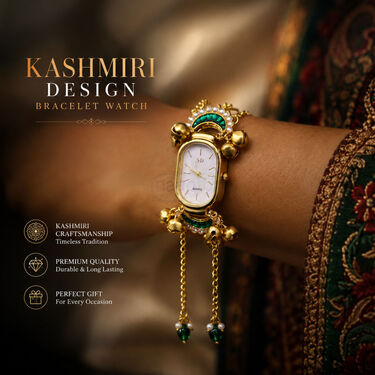 Kashmiri Design Bracelet Watch (WJ4)