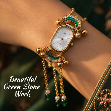 Kashmiri Design Bracelet Watch (WJ4)
