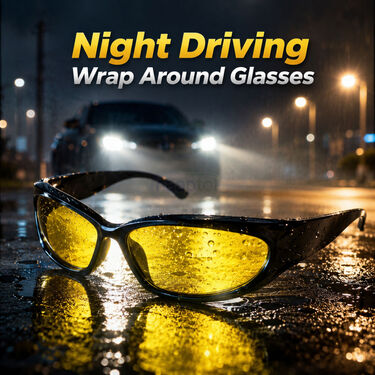 Night Driving Wrap Around Glasses (NVG5)