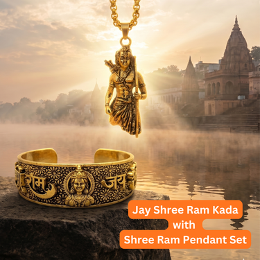 Jay Shree Ram Kada with Shree Ram Pendant Set (SJKP12)